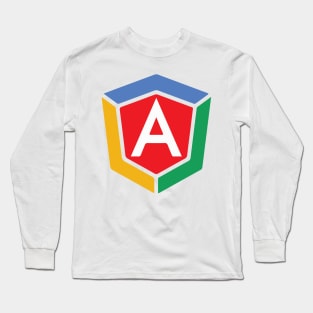 Angular Logo Developer Programmer Long Sleeve T-Shirt